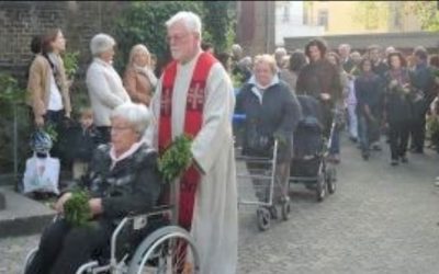 Palmsonntag im Rollstuhl