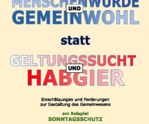 Autorenlesung und Gespräch zum Thema Sonntag