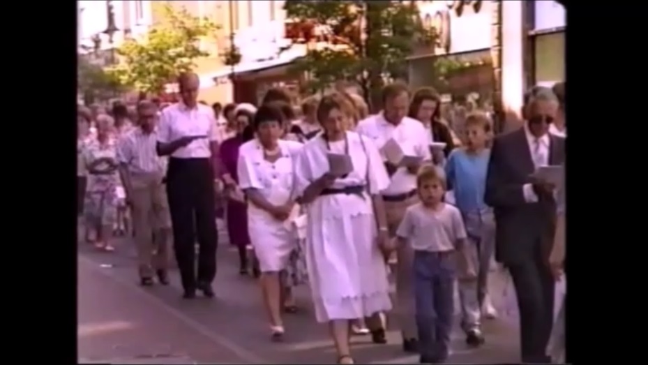 Fronleichnams-Prozession 1989 Fechenheim